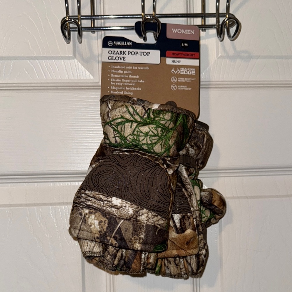 Magellan Women's Ozark Pop-Top Gloves - Camouflage